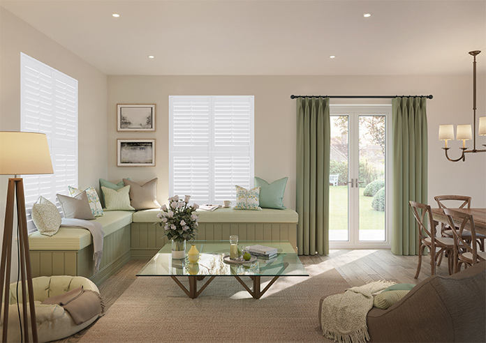 Kensington, Atlantic White - Tier on Tier Plantation Shutter - Image 9